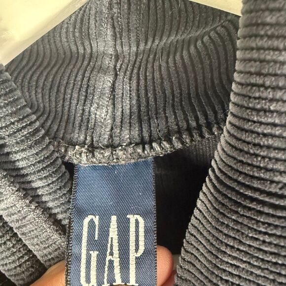 Gap Vintage 90s Y2K Velvet Mock Neck Long Sleeve Top Size Medium - Picture 5 of 8